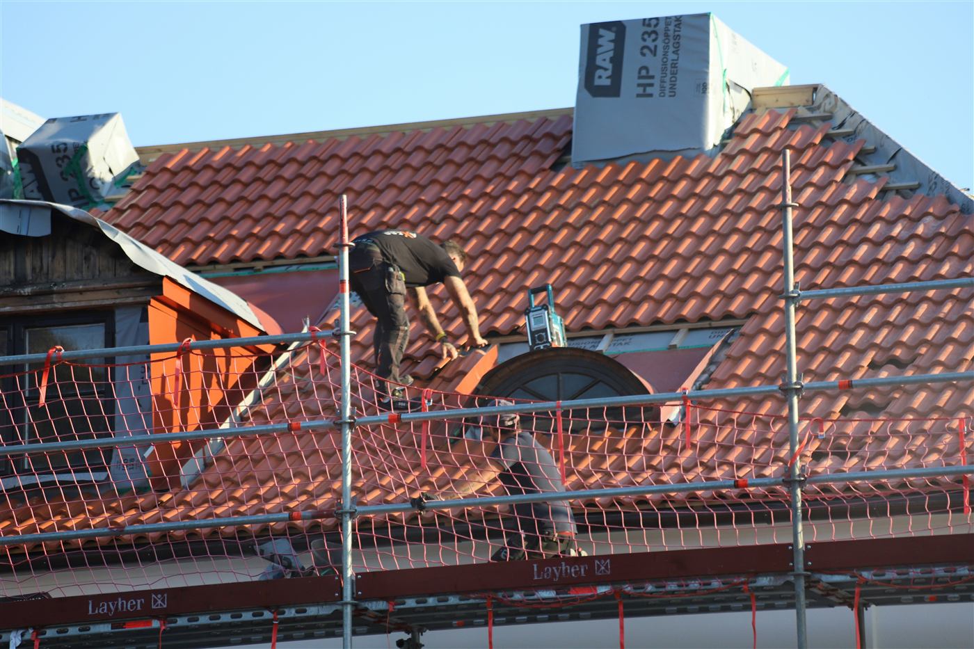 Tile re-roofing project, Castlebar